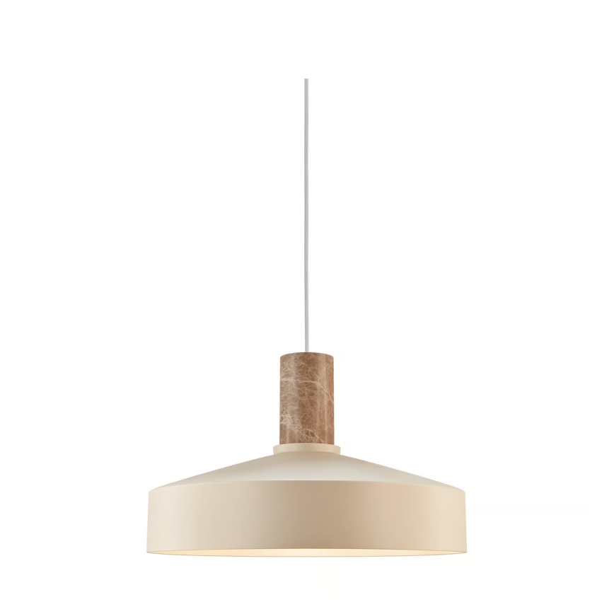 Nordlux - Żyrandol na lince ELVAS 1xE27/60W/230V śr. 37,5 cm beżowy