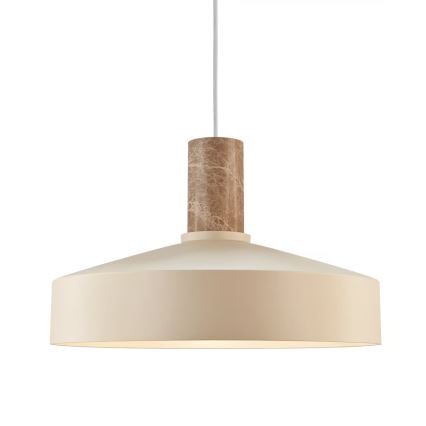 Nordlux - Żyrandol na lince ELVAS 1xE27/60W/230V śr. 37,5 cm beżowy