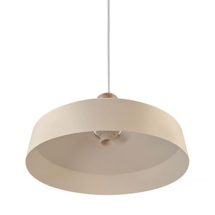 Nordlux - Żyrandol na lince ELVAS 1xE27/60W/230V śr. 37,5 cm beżowy