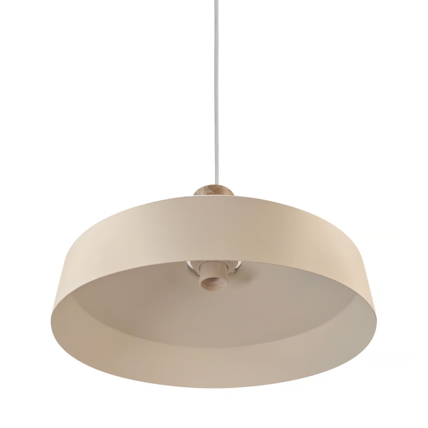 Nordlux - Żyrandol na lince ELVAS 1xE27/60W/230V śr. 37,5 cm beżowy