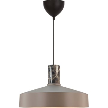 Nordlux - Żyrandol na lince ELVAS 1xE27/60W/230V śr. 37,5 cm brązowy