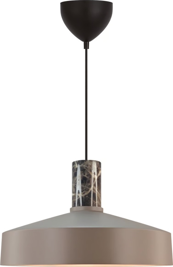 Nordlux - Żyrandol na lince ELVAS 1xE27/60W/230V śr. 37,5 cm brązowy