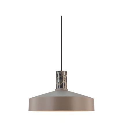 Nordlux - Żyrandol na lince ELVAS 1xE27/60W/230V śr. 37,5 cm brązowy