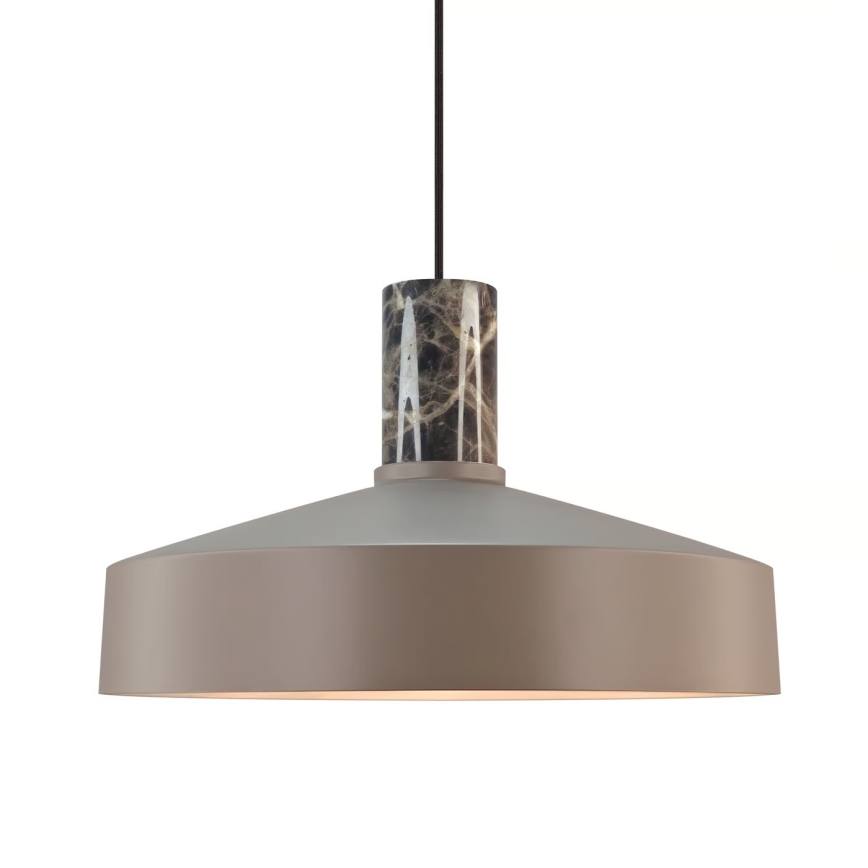 Nordlux - Żyrandol na lince ELVAS 1xE27/60W/230V śr. 37,5 cm brązowy