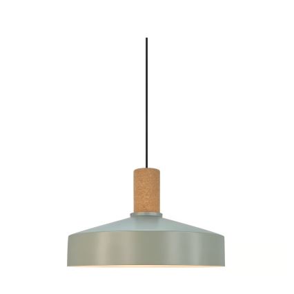 Nordlux - Żyrandol na lince ELVAS 1xE27/60W/230V śr. 37,5 cm zielony