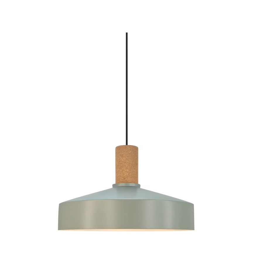 Nordlux - Żyrandol na lince ELVAS 1xE27/60W/230V śr. 37,5 cm zielony