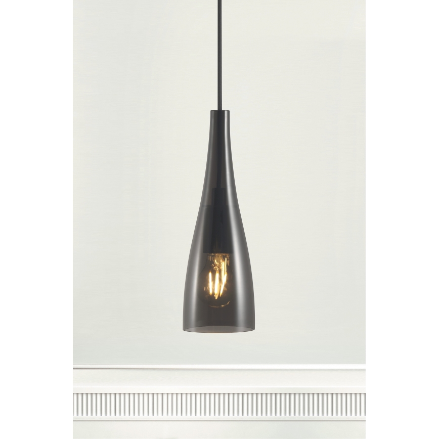 Nordlux - Żyrandol na lince EMBLA 1xE27/40W/230V czarny
