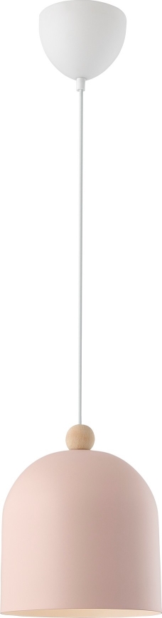 Nordlux - Żyrandol na lince GASTON 1xE27/40W/230V różowe/białe