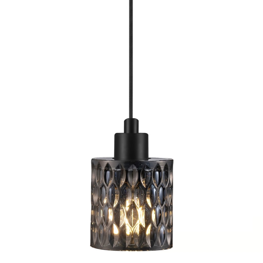 Nordlux - Żyrandol na lince HOLLYWOOD 1xE27/60W/230V dymny