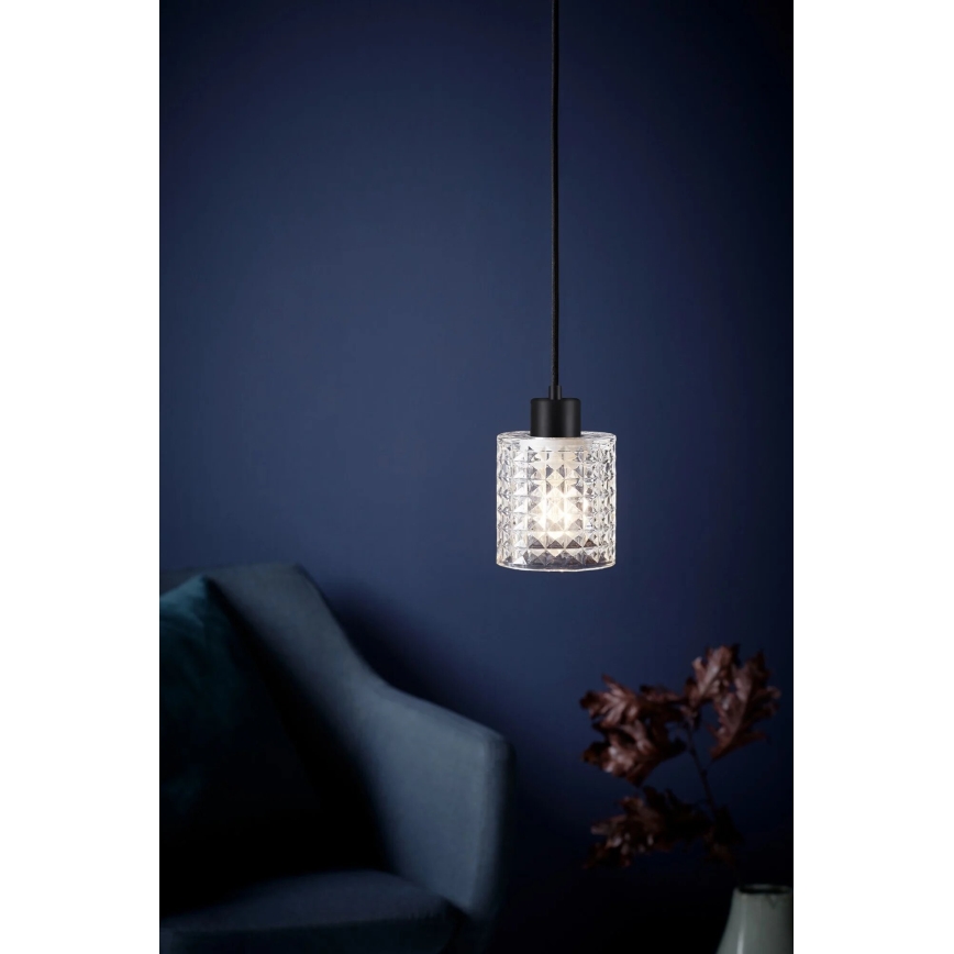 Nordlux - Żyrandol na lince HOLLYWOOD 1xE27/60W/230V przezroczysty
