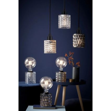 Nordlux - Żyrandol na lince HOLLYWOOD 1xE27/60W/230V przezroczysty