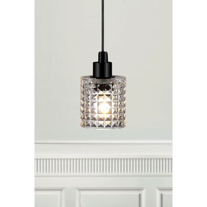 Nordlux - Żyrandol na lince HOLLYWOOD 1xE27/60W/230V przezroczysty