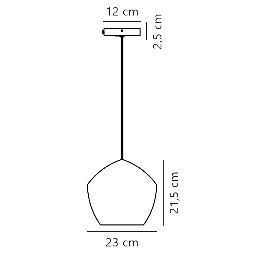 Nordlux - Żyrandol na lince ORBIFORM 1xE27/40W/230V czarny/szary
