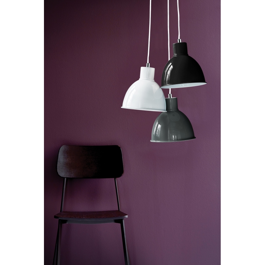 Nordlux - Żyrandol na lince POP 1xE27/40W/230V antracyt