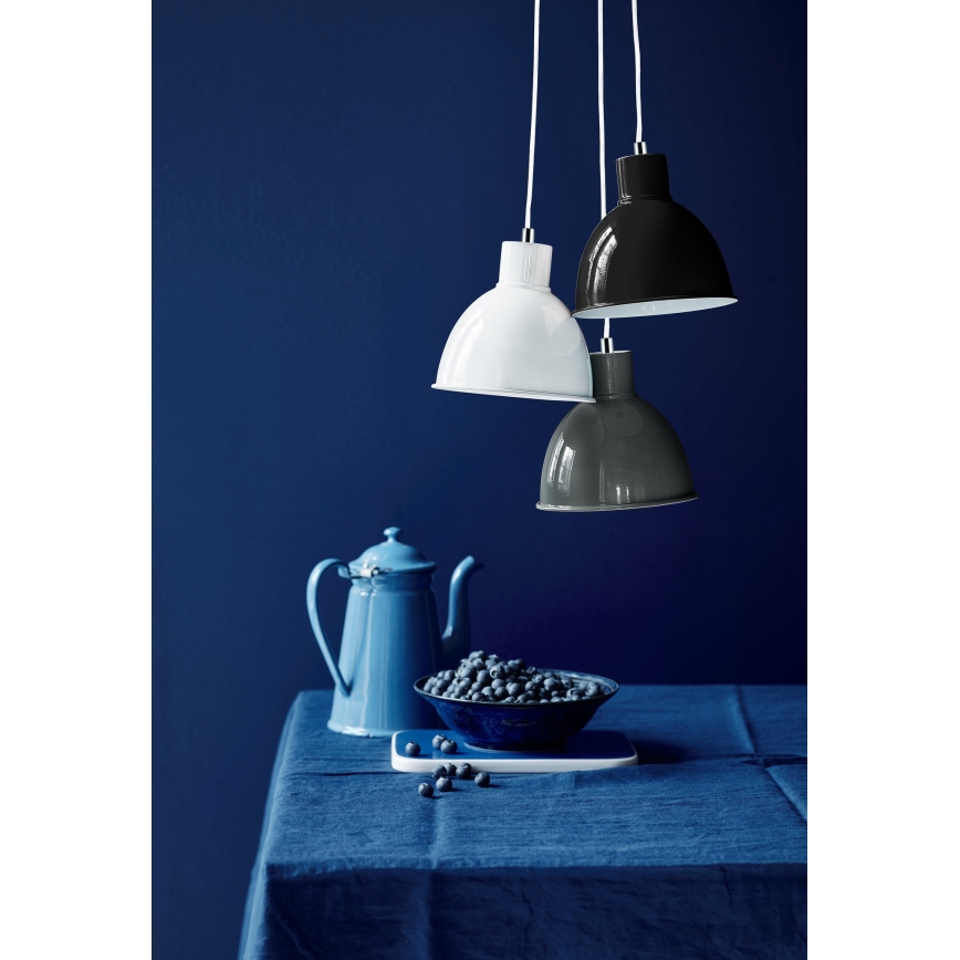 Nordlux - Żyrandol na lince POP 1xE27/40W/230V antracyt