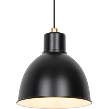 Nordlux - Żyrandol na lince POP 1xE27/40W/230V czarny/złoty