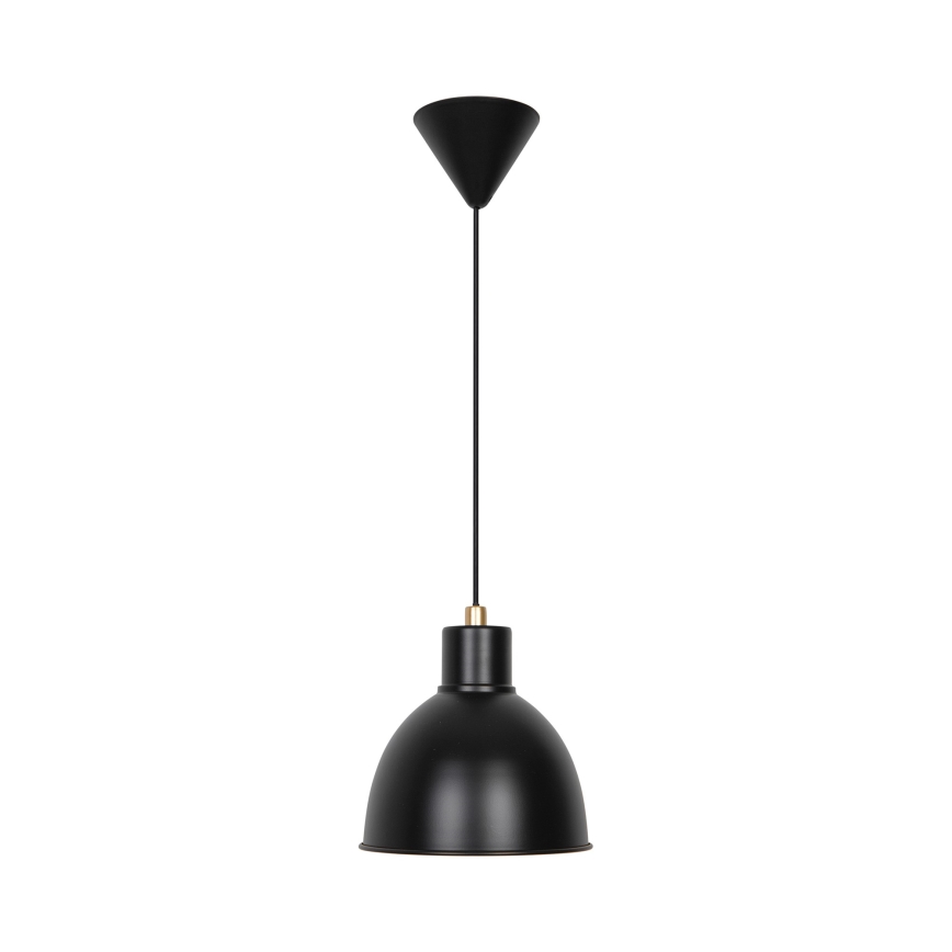 Nordlux - Żyrandol na lince POP 1xE27/40W/230V czarny/złoty