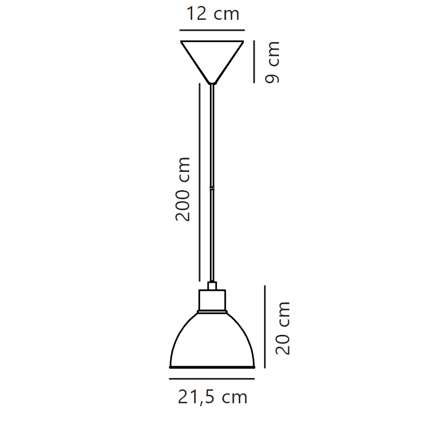 Nordlux - Żyrandol na lince POP 1xE27/40W/230V miętowy