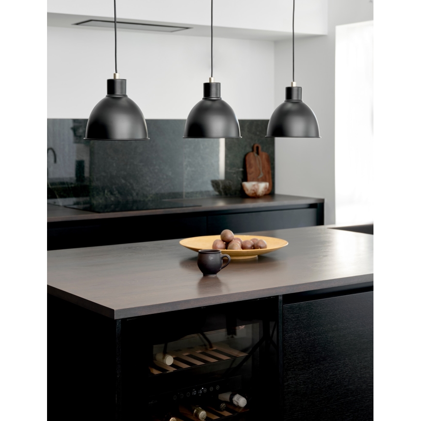 Nordlux - Żyrandol na lince POP 3xE27/40W/230V czarny/złoty