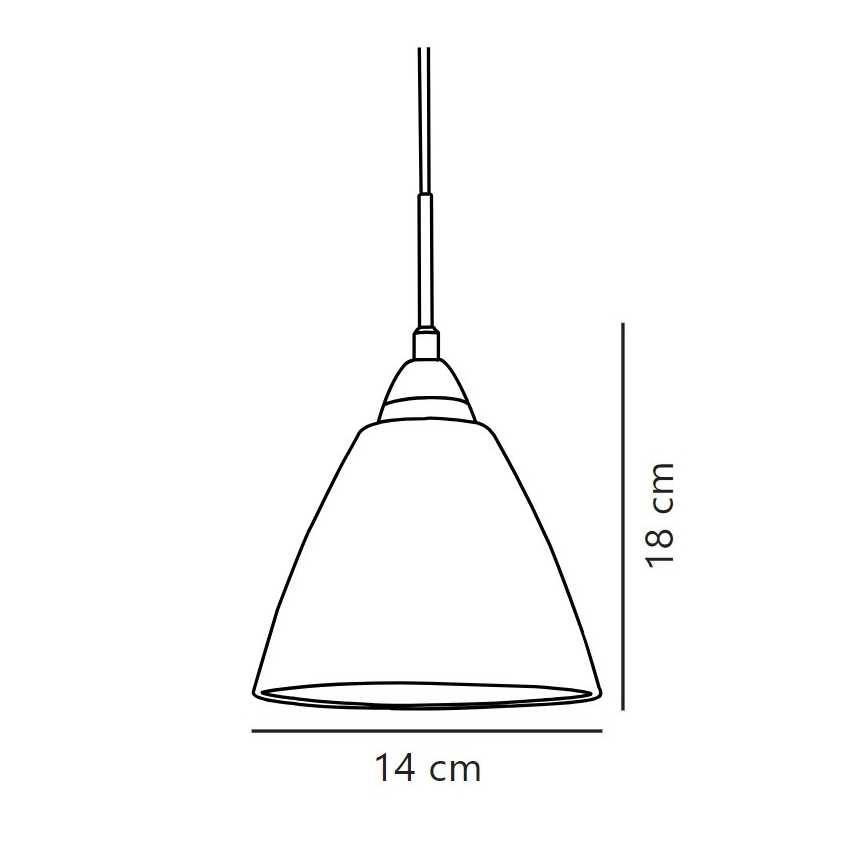 Nordlux - Żyrandol na lince READ 1xE14/40W/230V chrom błyszczący