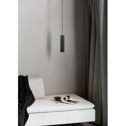 Nordlux - Żyrandol na lince TILO 1xGU10/15W/230V czarny
