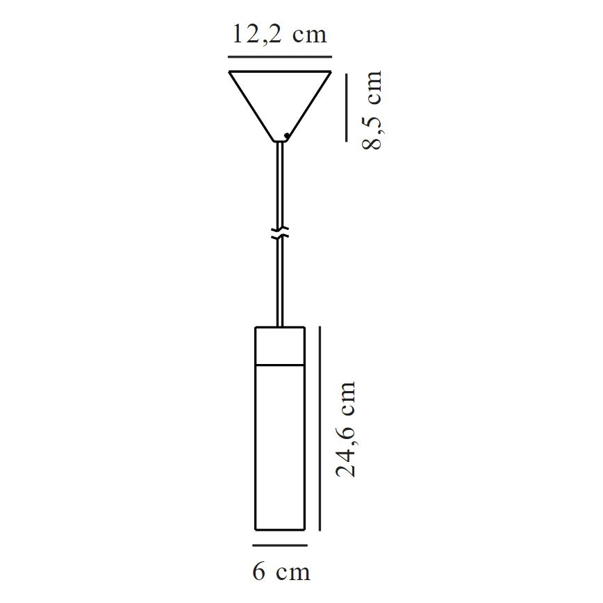 Nordlux - Żyrandol na lince TILO 1xGU10/15W/230V czarny