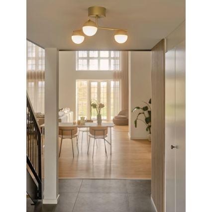 Nordlux - Żyrandol natynkowy CONTINA 3xG9/5W/230V mosiądz