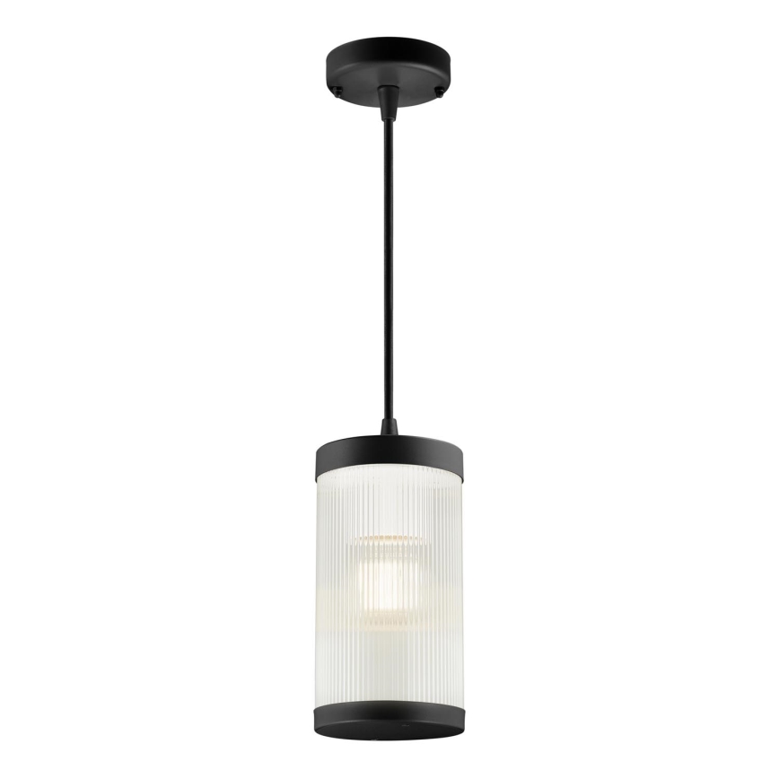Nordlux - Żyrandol zewnętrzny COUPAR 1xE27/25W/230V IP33 IP33 śr. 13 cm czarny