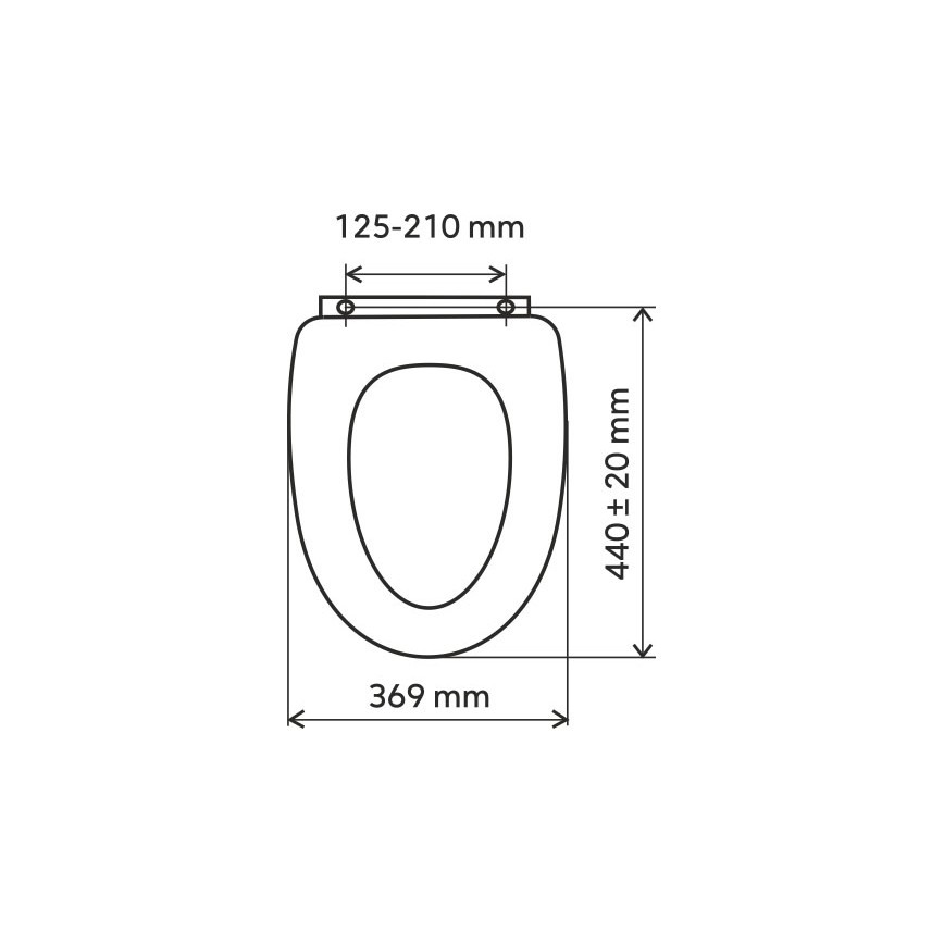 Novaservis - Deska sedesowa SoftClose, duroplast, czarna