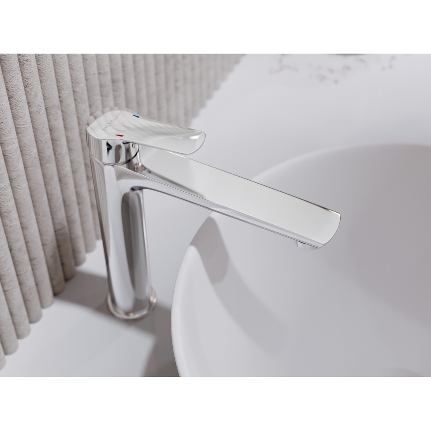Novaservis - Kran do umywalki METALIA 26,6 cm chrom błyszczący