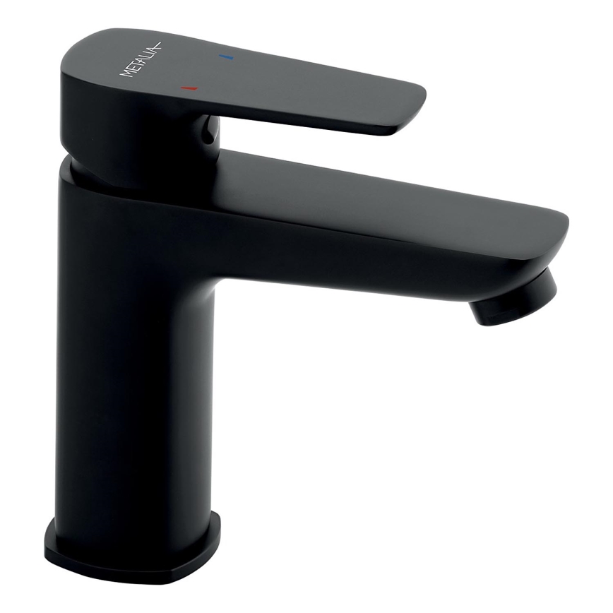 Novaservis - Kran do umywalki METALIA ECO 15,2 cm matowy czarny