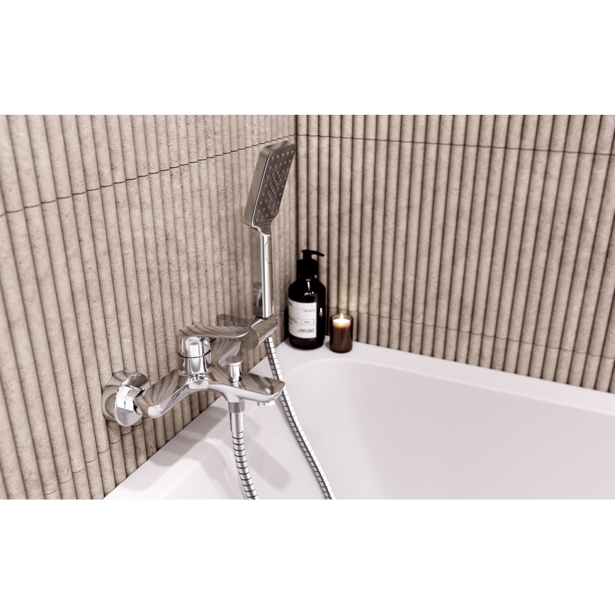 Novaservis - Zestaw wannowy z baterią METALIA chrom błyszczący