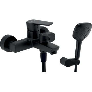 Novaservis - Zestaw wannowy z baterią METALIA, czarny