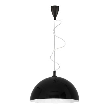 Nowodvorski 4843 - Lampa wisząca HEMISPHERE BLACK-WHITE L - 1xE27/100W/230V