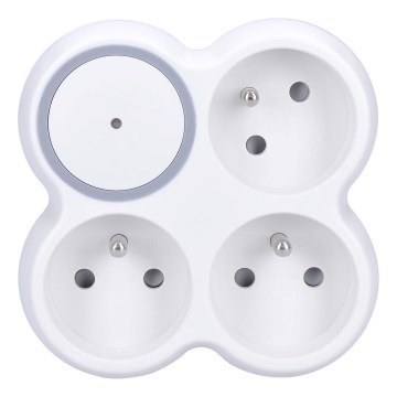 Ochrona napięciowa do kontaktu 230V/16A 3Z białe