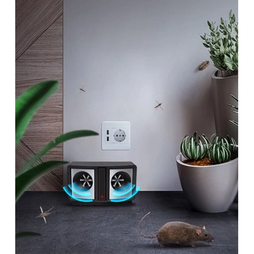 Odstraszacz kun i gryzoni 1,5W/230V