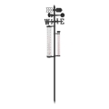 Ogrodowa stacja meteorologiczna 3 w 1 145 cm czarna