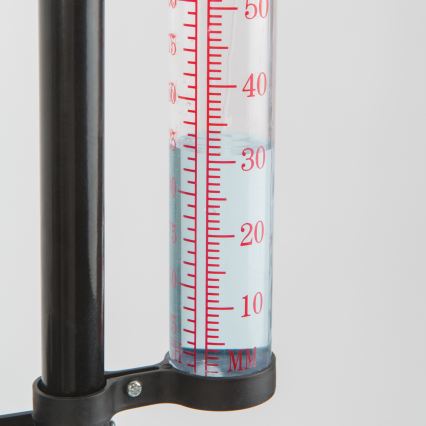 Ogrodowa stacja meteorologiczna 3 w 1 145 cm czarna