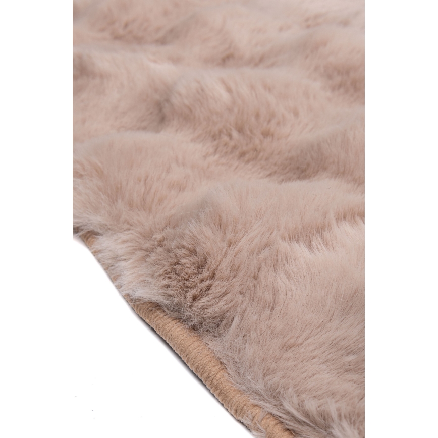 Okrągły dywan RABBIT BUBBLE 160 cm beżowy