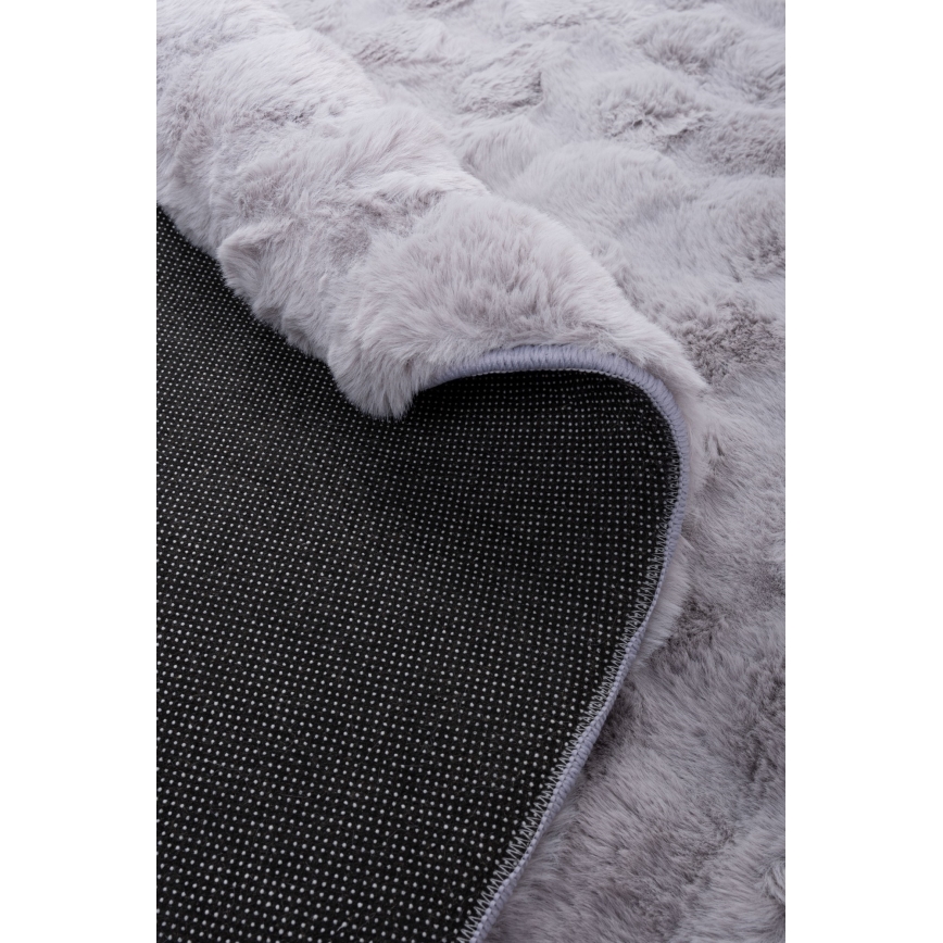 Okrągły dywan RABBIT BUBBLE 160 cm szary