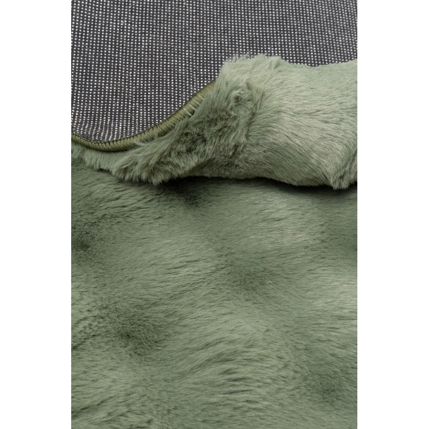 Okrągły dywan RABBIT BUBBLE 160 cm zielony