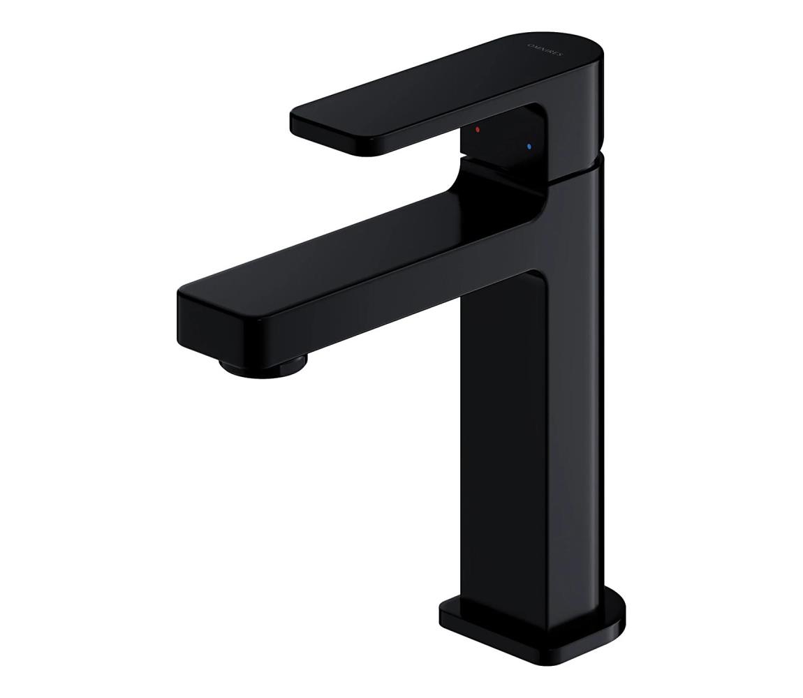OMNIRES BA7810BL - Bateria umywalkowa BARETTI 17 cm czarny mat