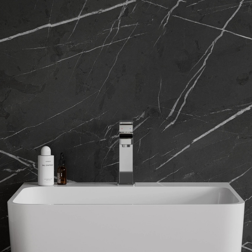 OMNIRES BA7810CR - Bateria umywalkowa BARETTI 17 cm chrom błyszczący