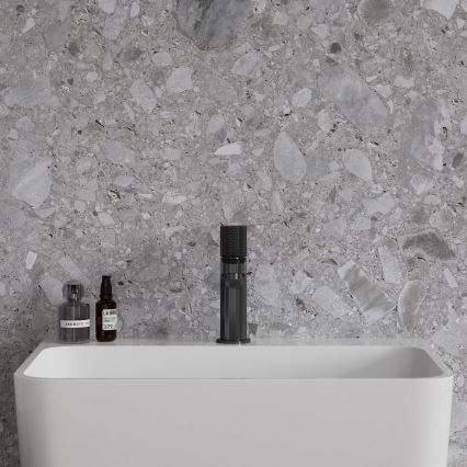 OMNIRES CT8010AT - Bateria umywalkowa CONTOUR 16,6 cm szczotkowany antracyt