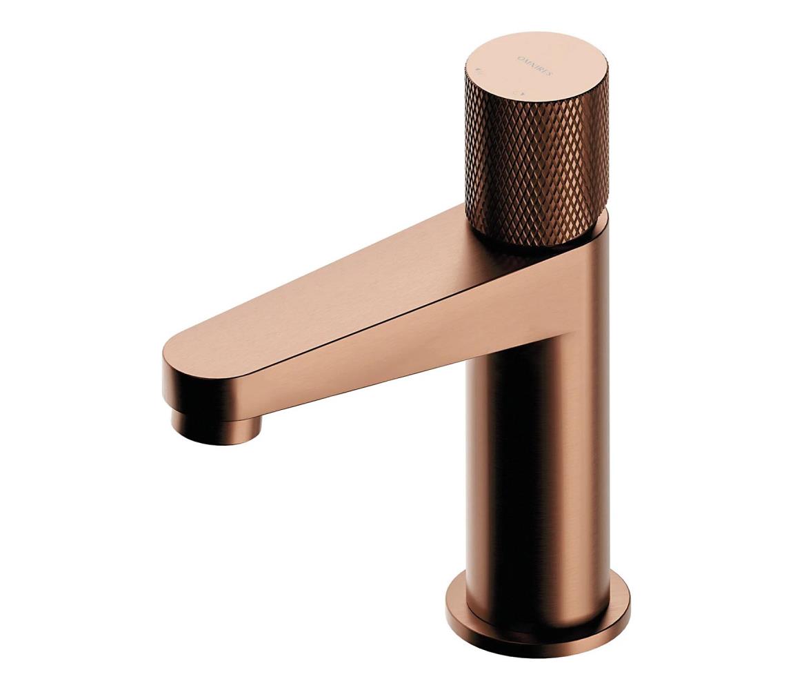 OMNIRES CT8010CPB - Bateria umywalkowa CONTOUR 16,6 cm, szczotkowana miedź