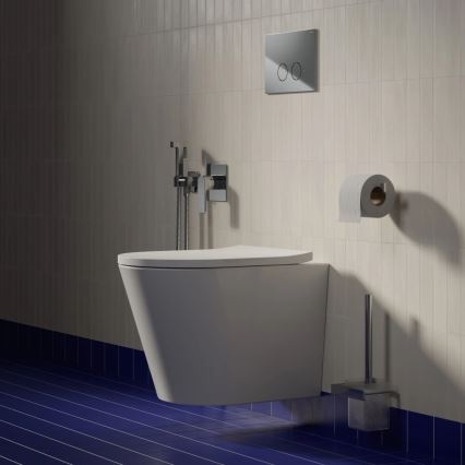 OMNIRES TAMPAMWBP - Miska WC wisząca z deską SoftClose TAMPA, ceramika / biały połysk
