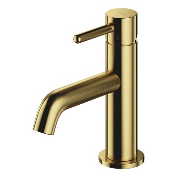 OMNIRES Y1210NBSB - Bateria umywalkowa Y, wysokość 16,2 cm, szczotkowany mosiądz