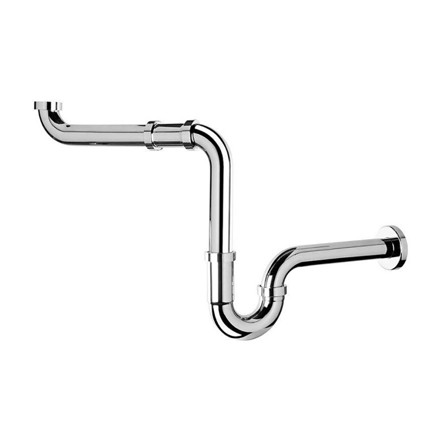 Omp tea - Syfon umywalkowy, błyszczący chrom