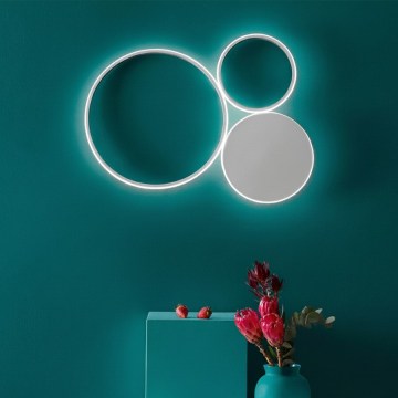 Ondaluce - Kinkiet LED ściemnialny POIS LED/42W/230V srebrny