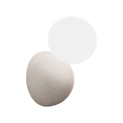 Ondaluce - Kinkiet ROCK 1xG9/7W/230V beton/biały